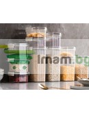 Комплект 7 части кухненски контейнери за храна с уплътнение